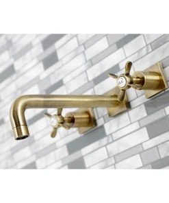 Kingston Brass KS6023BEX Wall Mount Tub Faucet, Antique Brass -Moen-shop b7f1c830013fb630 0528 w800 h800 b0 p0