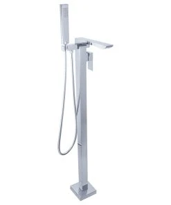 Jims Maison Single Handle Floor Mounted Freestanding Tub Filler, Chrome 19 Jims Maison Single Handle Floor Mounted Freestanding Tub Filler, Chrome -Moen-shop b891c0ad01e83c08 5849 w800 h800 b1 p0