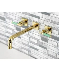Kingston Brass KS6022CKL Wall Mount Tub Faucet, Polished Brass -Moen-shop b9d11e4d013fb6d7 0530 w800 h800 b0 p0