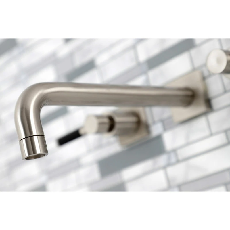Kingston Brass KS6028DKL Wall Mount Tub Faucet, Brushed Nickel 3 Kingston Brass KS6028DKL Wall Mount Tub Faucet, Brushed Nickel - Image 3