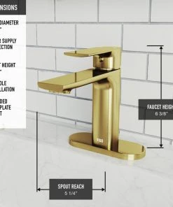 VIGO Davidson Single Hole Bathroom Faucet With Deck Plate -Moen-shop bb21aed60e96ebe5 3491 w800 h800 b0 p0