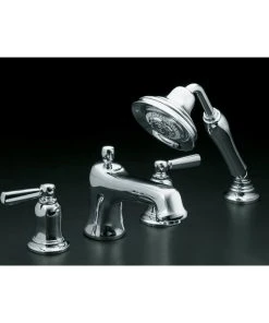 Kohler K-T10592-4 Bancroft Double Handle Deck Mounted Roman Tub - Oil Rubbed -Moen-shop bbe1169e0feecd28 9889 w800 h800 b0 p0