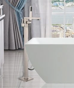 Vanity Art LLC Vanity Art Freestanding Tub Faucet, Brushed Nickel -Moen-shop bd6126f70dc4d828 1488 w800 h800 b0 p0