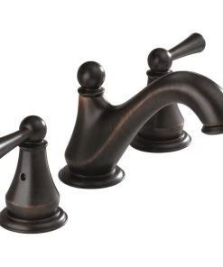 Delta Faucet Delta Haywood Two Handle Widespread Bathroom Faucet, Venetian Bronze, 35999LF-RB