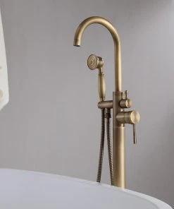 HOMARY Classic Single Handle Swirling Spout Freestanding Tub Faucet, Handshower -Moen-shop c111785d021c8702 5876 w800 h800 b0 p0