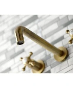 Kingston Brass KS8023BX Two-Handle Wall Mount Tub Faucet, Antique Brass 7 Kingston Brass KS8023BX Two-Handle Wall Mount Tub Faucet, Antique Brass -Moen-shop c1a19a7c013fb649 0641 w800 h800 b0 p0