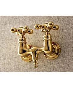 Kingston Brass AE38T Vintage Wall Mounted Clawfoot Tub Filler - Polished Chrome -Moen-shop c2411e7e00d0464c 7991 w800 h800 b1 p0