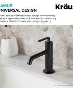 Kraus USA, Inc. Kraus KBF-1221 Ramus 1.2 GPM 1 Hole Bathroom Faucet - Brushed Gold -Moen-shop c261cb4900d95552 8837 w800 h800 b0 p0