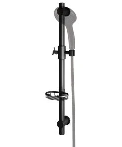 PULSE ShowerSpas Matte Black Adjustable Slide Bar 1010-MB -Moen-shop c41191bd002c62f2 6113 w800 h800 b1 p0