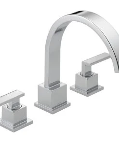Delta Faucet Delta Vero Roman Tub Trim, Chrome, T2753