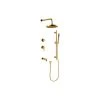 BathSelect Royce Shower Set, Gold