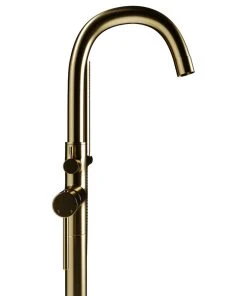Castello USA Neptune Freestanding Tub Filler Faucet, Brushed Gold, Standard Handle -Moen-shop c7810ed7001de0c3 1675 w800 h800 b1 p0