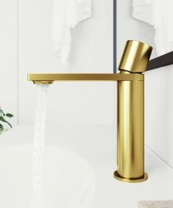 VIGO Halsey Single Hole Bathroom Faucet, Matte Gold 17 VIGO Halsey Single Hole Bathroom Faucet, Matte Gold -Moen-shop c7a1abc40f60a700 3021 w800 h800 b0 p0