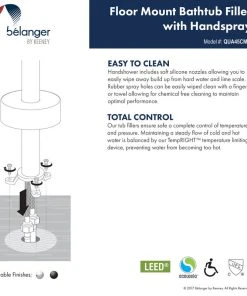 Keeney Holdings LLC Belanger QUA45 Single Handle Freestanding Tub Filler, Matte Black -Moen-shop c8016faa0d51dec3 1385 w800 h800 b1 p0