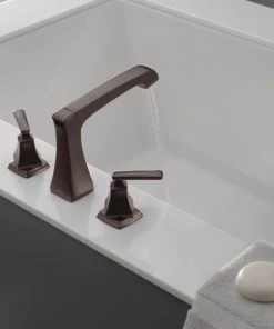 Delta Faucet Delta T2764 Ashlyn Deck Mounted Roman Tub Filler - Matte Black -Moen-shop cab19e9c0e3cb994 9507 w800 h800 b0 p0