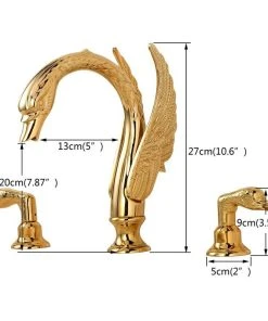 Miron Demid LLC Golden Swan Deck Mounted Bathtub Faucet, B -Moen-shop cac1ba9702c340c4 0332 w800 h800 b1 p0