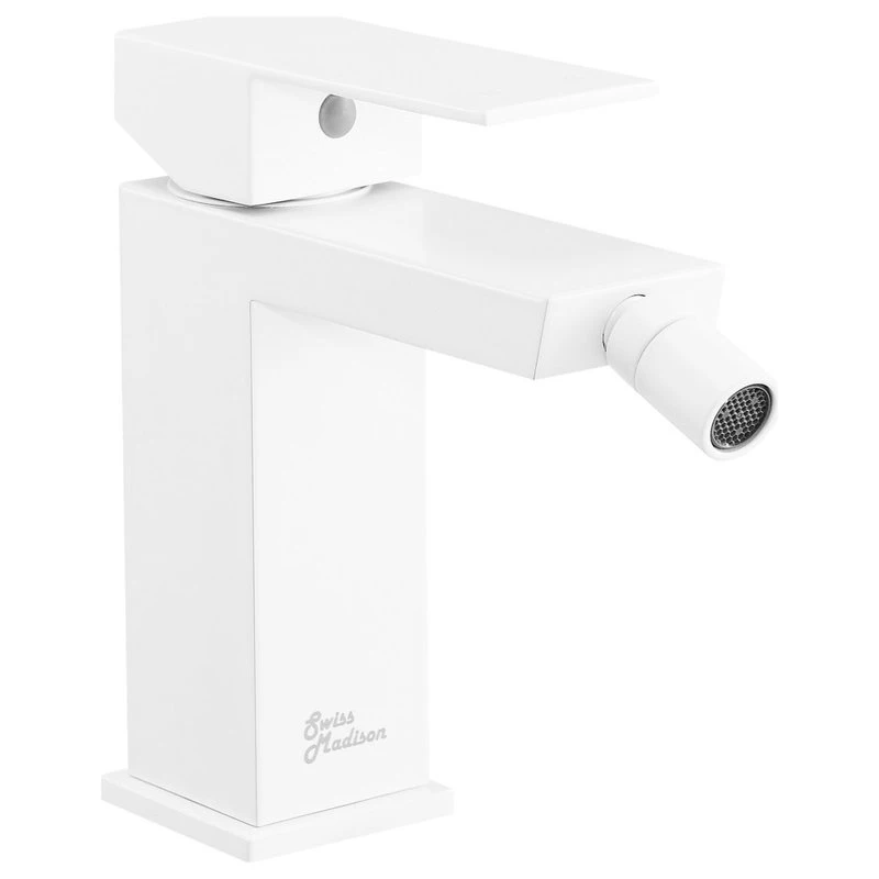 Swiss Madison Concorde Bidet Faucet, Matte White 1 Swiss Madison Concorde Bidet Faucet, Matte White
