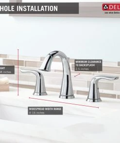 Delta Faucet Delta 3538-MPU-DST Lahara Widespread Bathroom Faucet - Champagne Bronze -Moen-shop cb115bc60ea58df3 8877 w800 h800 b0 p0