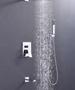 Alma Vanities Alam Empolo 8" Wall Mount Rain Shower Set, Chrome 10 Alma Vanities Alam Empolo 8" Wall Mount Rain Shower Set, Chrome -Moen-shop cc61976401d9da4e 8023 w800 h800 b0 p0