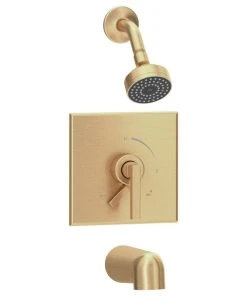 Symmons Duro Tub/Shower Faucet Trim Kit Wall Mounted, 1-Handle, Brushed Bronze, 1.5 Gpm