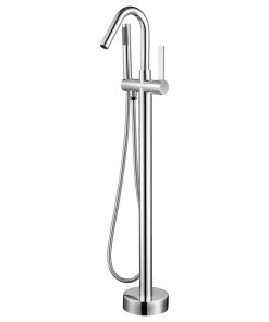 Vanity Art LLC Vanity Art Freestanding Tub Faucet, Polished Chrome