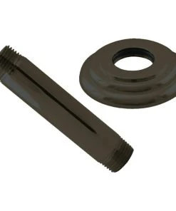 Westbrass 1/2" Ips X 4" Ceiling Mounted Shower Arm With Flange, Oil Rubbed Bronze
