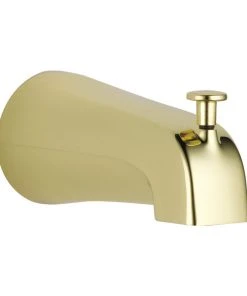 Delta Faucet Delta Showering Components Diverter Tub Spout, Polished Brass, U1075-PB-PK