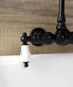 Kingston Brass AE3T0 3-3/8" Wall Mount Tub Faucet, Matte Black -Moen-shop d1a12773013fb6ab 1054 w800 h800 b0 p0