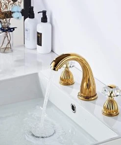 BathSelect Lyon Widespread Bathroom Sink Faucet Crystal Handles Mixer Gold -Moen-shop d1e1a4300271b0a3 8925 w800 h800 b0 p0