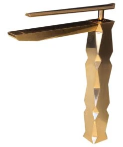 Maestrobath Ikon Luxury Vessel Sink Faucet, Brushed Gold