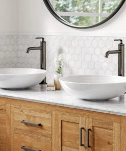 Kraus USA, Inc. Kraus Ramus Single Handle Vessel Faucet, Pop Up Drain, Matte Black, Set Of 2 -Moen-shop d351014d00e5eaa2 3267 w800 h800 b0 p0