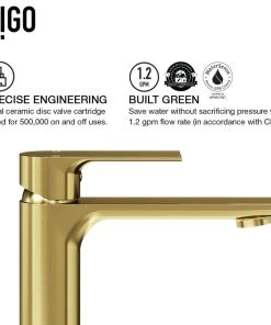 VIGO Davidson Single Hole Bathroom Faucet With Deck Plate -Moen-shop d4316ddf0e96ebea 3491 w800 h800 b1 p0