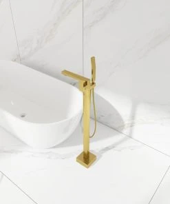 Jims Maison Freestanding Tub Shower Claw Foot Faucet With Handheld Spout, Gold 13 Jims Maison Freestanding Tub Shower Claw Foot Faucet With Handheld Spout, Gold -Moen-shop d80140eb02f070ee 5055 w800 h800 b0 p0
