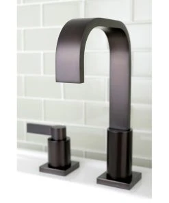 Kingston Brass Fauceture Widespread Bathroom Faucet With Retail Pop-Up, Oil Rubbed Bronze -Moen-shop da51aec20156013e 7042 w800 h800 b1 p0