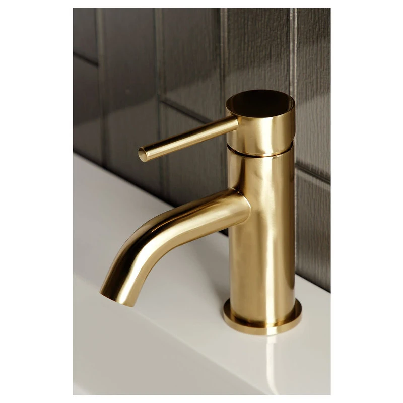 Kingston Brass LS822.DL Concord 1.2 GPM 1 Hole Bathroom Faucet - Brushed Brass 3 Kingston Brass LS822.DL Concord 1.2 GPM 1 Hole Bathroom Faucet - Brushed Brass - Image 3