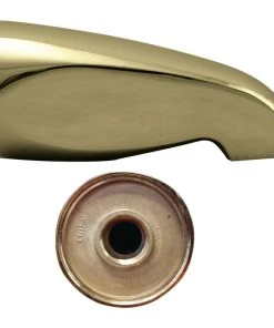 Westbrass Standard 5.5" Tub Spout In Polished Brass