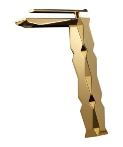 Maestrobath Ikon Luxury Vessel Sink Faucet, Polished Gold