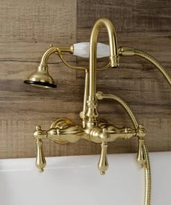 Kingston Brass AE7T Aqua Vintage Wall Mounted Clawfoot Tub Filler - Oil Rubbed -Moen-shop e181ba3900cd3dc4 7349 w800 h800 b0 p0