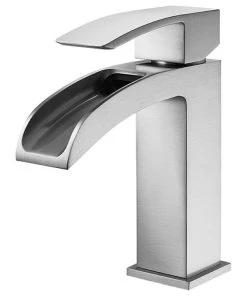 Vinnova Liberty Single Handle Basin Bathroom Faucet In Nickel
