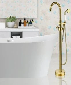 Vanity Art LLC Vanity Art 47" Freestanding Bathtub Faucet, Brushed Brass -Moen-shop e1f1d672027915d1 0601 w800 h800 b0 p0