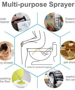 Wellfor Group LLC Wellfor Handheld Bidet Sprayer Attachment For Toilet, Matte Black 15 Wellfor Group LLC Wellfor Handheld Bidet Sprayer Attachment For Toilet, Matte Black -Moen-shop e2417c1b01d408ed 2053 w800 h800 b1 p0