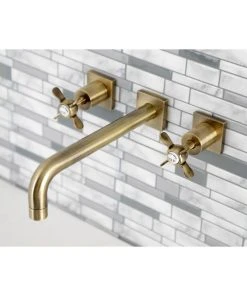 Kingston Brass KS6023BEX Wall Mount Tub Faucet, Antique Brass -Moen-shop e2c197df013fb633 0528 w800 h800 b0 p0