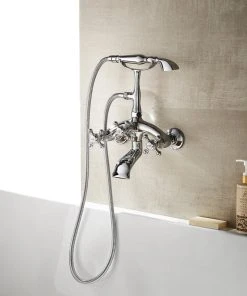 Vinnova Juniper Adjustable-Center Wall-Mount Tub Faucet -Moen-shop e391a3ff009c450c 4389 w800 h800 b0 p0