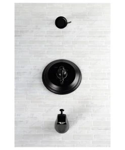 Kingston Brass KB363.AL Restoration Tub And Shower Trim Package, Black -Moen-shop e4e1dd7b0f311a5e 4241 w800 h800 b1 p0