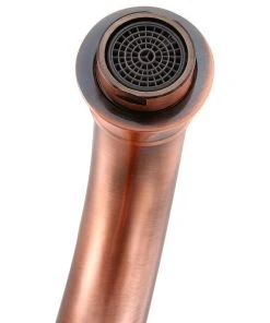 Renovators Supply Manufacturing Antique Copper Bathroom Faucet Single Hole 11-3/4" Tall Single Handle 7 Renovators Supply Manufacturing Antique Copper Bathroom Faucet Single Hole 11-3/4" Tall Single Handle -Moen-shop e68117660b58c7be 0118 w800 h800 b1 p0