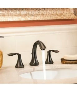 Moen Eva 2-Handle High Arc Bathroom Faucet, Oil Rubbed Bronze -Moen-shop e9a120870d80e847 3881 w800 h800 b0 p0