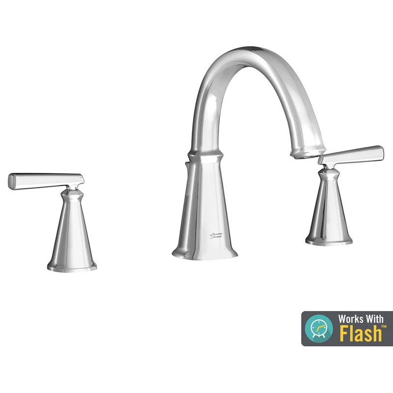 American Standard Brands Edgemere Roman Tub Faucet For Flash Rough-In Valves, Polished Chrome 1 American Standard Brands Edgemere Roman Tub Faucet For Flash Rough-In Valves, Polished Chrome