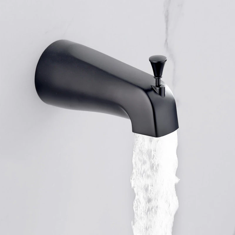 Luxier SS-C01-T-V Rainfall Shower Faucet With Valve And Spout, Matte Black 9 Luxier SS-C01-T-V Rainfall Shower Faucet With Valve And Spout, Matte Black - Image 9