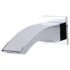 Alfi Trade Ab3301-PC Polished Chrome Curved Wallmounted Tub Filler Bathroom Spout