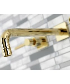 Kingston Brass KS6022DL Wall Mount Tub Faucet, Polished Brass -Moen-shop eb1167c7013fb69e 0591 w800 h800 b0 p0